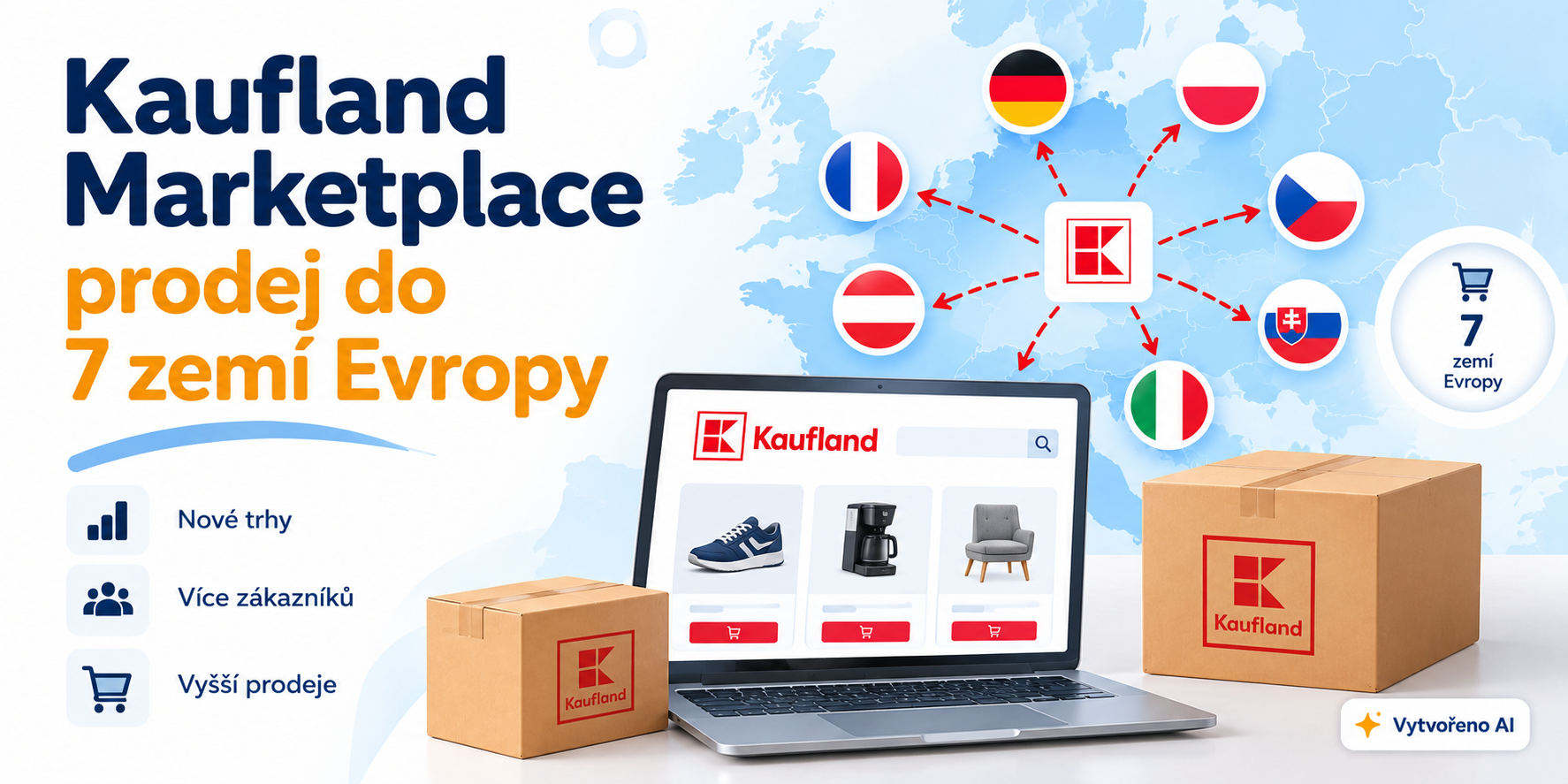 Kaufland Global Marketplace: prodej do 7 zemí Evropy